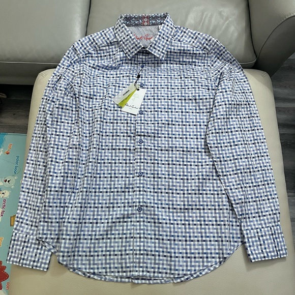 NWT - Robert Graham Men’s Woven Dress Shirt - Size L - Picture 5 of 12